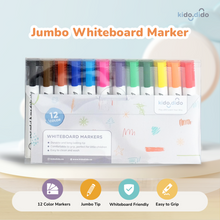 Load image into Gallery viewer, Jumbo Whiteboard Marker 12 Colors for Kido Smart Board