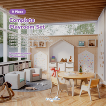 Load image into Gallery viewer, 9 Pieces - Complete Playroom Set by Kido Dido