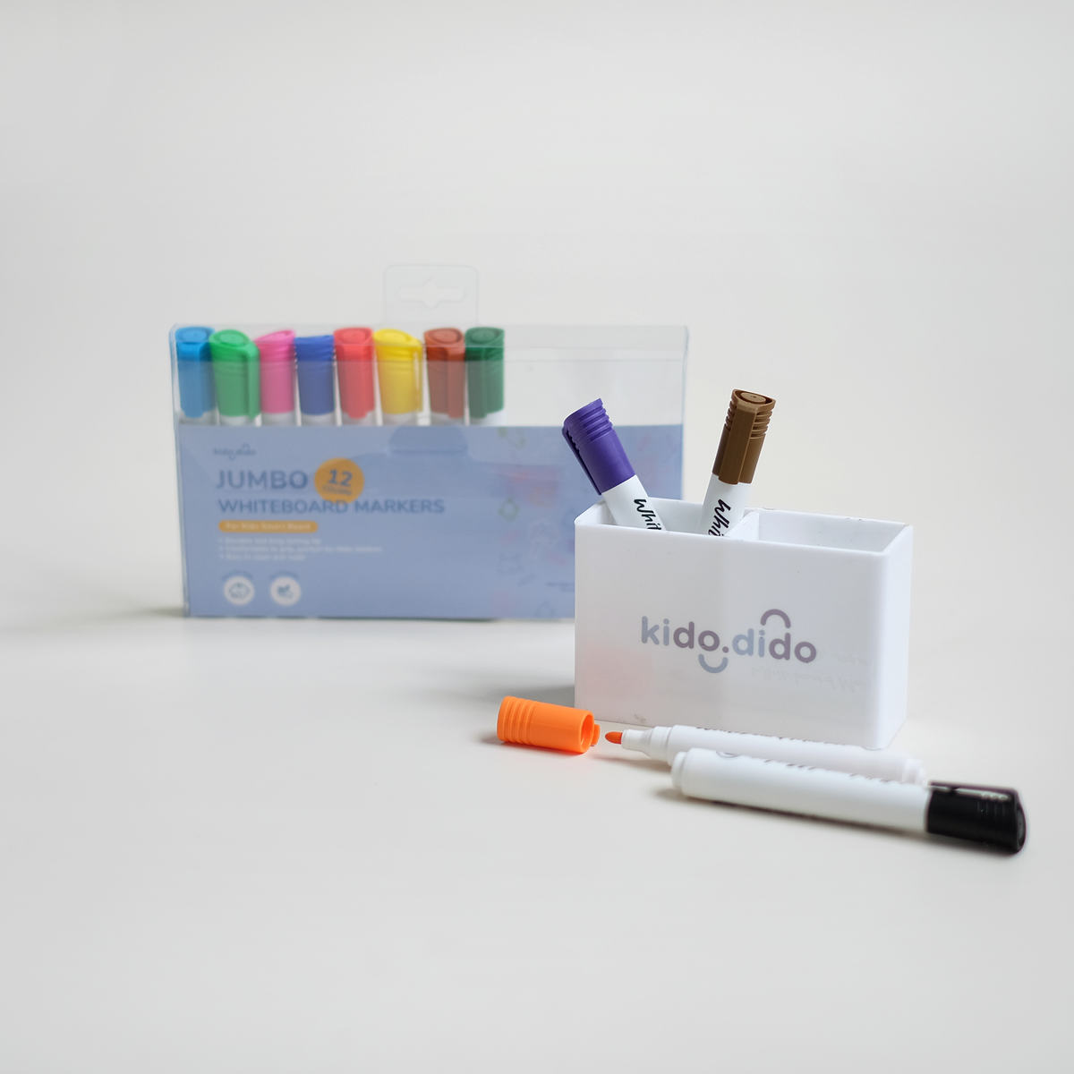 Jumbo Whiteboard Marker 12 Colors for Kido Smart Board – Kido Dido