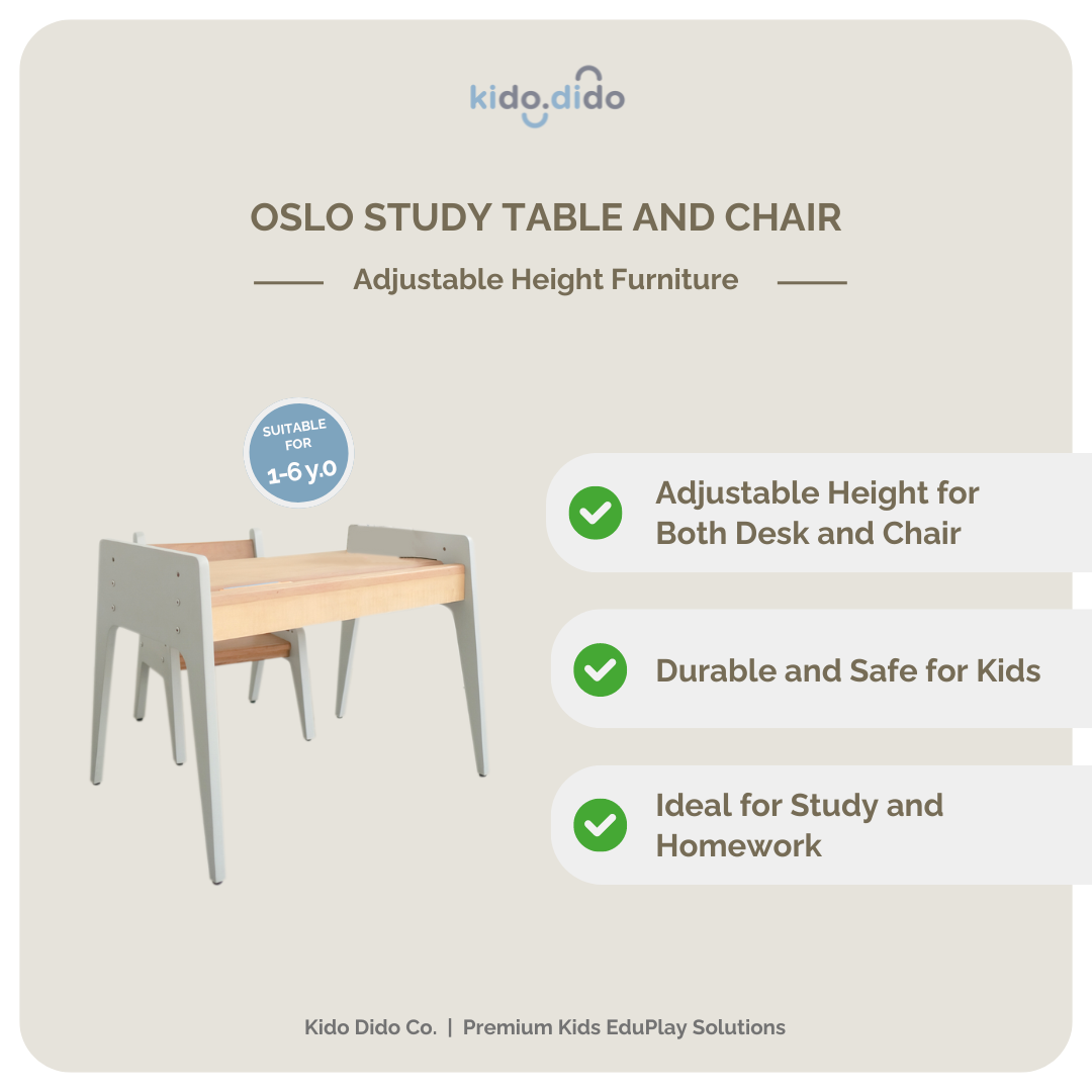 OSLO Study Table & Chair by Kido Dido – Kido Dido | Premium Kids Furniture