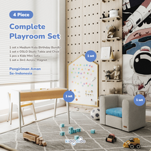 Load image into Gallery viewer, 4 Pieces - Complete Playroom Set by Kido Dido
