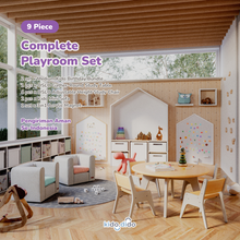 Load image into Gallery viewer, 9 Pieces - Complete Playroom Set by Kido Dido
