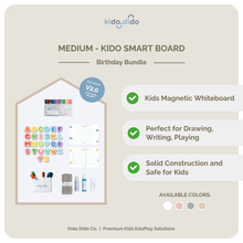 Load image into Gallery viewer, [MEDIUM] The New Magnetic Kido Smart Board V2.0 - Birthday Bundle
