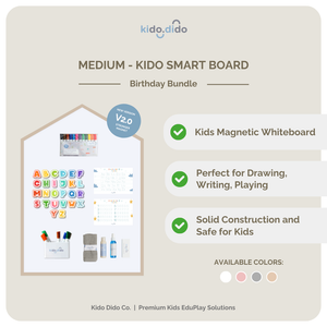 [MEDIUM] The New Magnetic Kido Smart Board V2.0 - Birthday Bundle