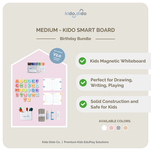 [MEDIUM] The New Magnetic Kido Smart Board V2.0 - Birthday Bundle