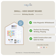 Load image into Gallery viewer, [SMALL] The New Magnetic Kido Smart Board V2.0 - Birthday Bundle
