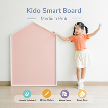 Load image into Gallery viewer, [PO 30 Days] [MEDIUM] Pink - Magnetic Kido Smart Board by Kido Dido
