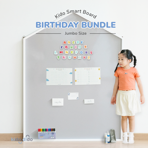 [Jumbo] The New Magnetic Kido Smart Board V2.0 - Birthday Bundle