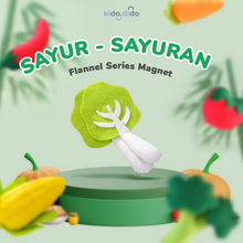 Load image into Gallery viewer, [FLANNEL SERIES MAGNET]- Sayur-sayuran by Kido Dido
