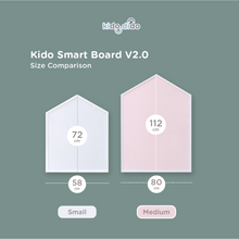 Load image into Gallery viewer, [SMALL] Grey - Magnetic Kido Smart Board by Kido Dido
