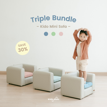 Load image into Gallery viewer, [TRIPLE BUNDLE] 3 sets of Kido Mini Sofa by Kido Dido
