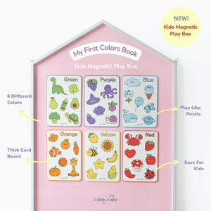 [Magnetic Play Box] - My First Colors Book by Kido Dido