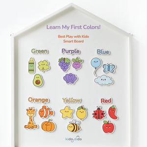 [Magnetic Play Box] - My First Colors Book by Kido Dido