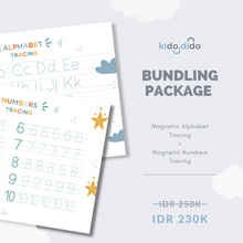 Load image into Gallery viewer, [BUNDLE PROMO!] Magnetic Alphabet &amp; Numbers Tracing by Kido Dido
