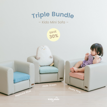 Load image into Gallery viewer, [TRIPLE BUNDLE] 3 sets of Kido Mini Sofa by Kido Dido
