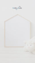 Load and play video in Gallery viewer, [SMALL] Natural Wooden Frame - Magnetic Kido Smart Board by Kido Dido
