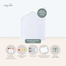 Load image into Gallery viewer, [SMALL] The New Magnetic Kido Smart Board V2.0 - Birthday Bundle
