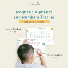 Load image into Gallery viewer, [BUNDLE PROMO!] Magnetic Alphabet &amp; Numbers Tracing by Kido Dido
